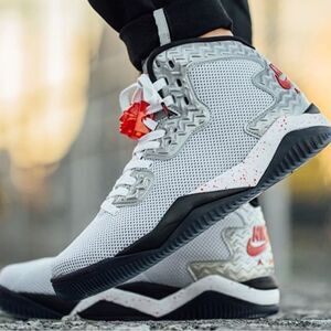 Nike Air‎ Jordan Spike Forty White PE Fire Red YA-DIG Size 13 Activewear Rare